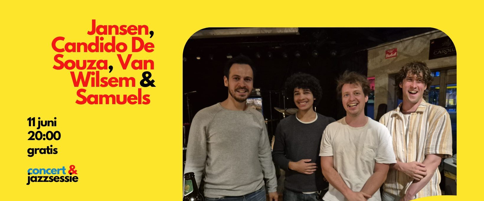 Jansen, C. De Souza, Van Wilsem & Samuels | JazzBites 2